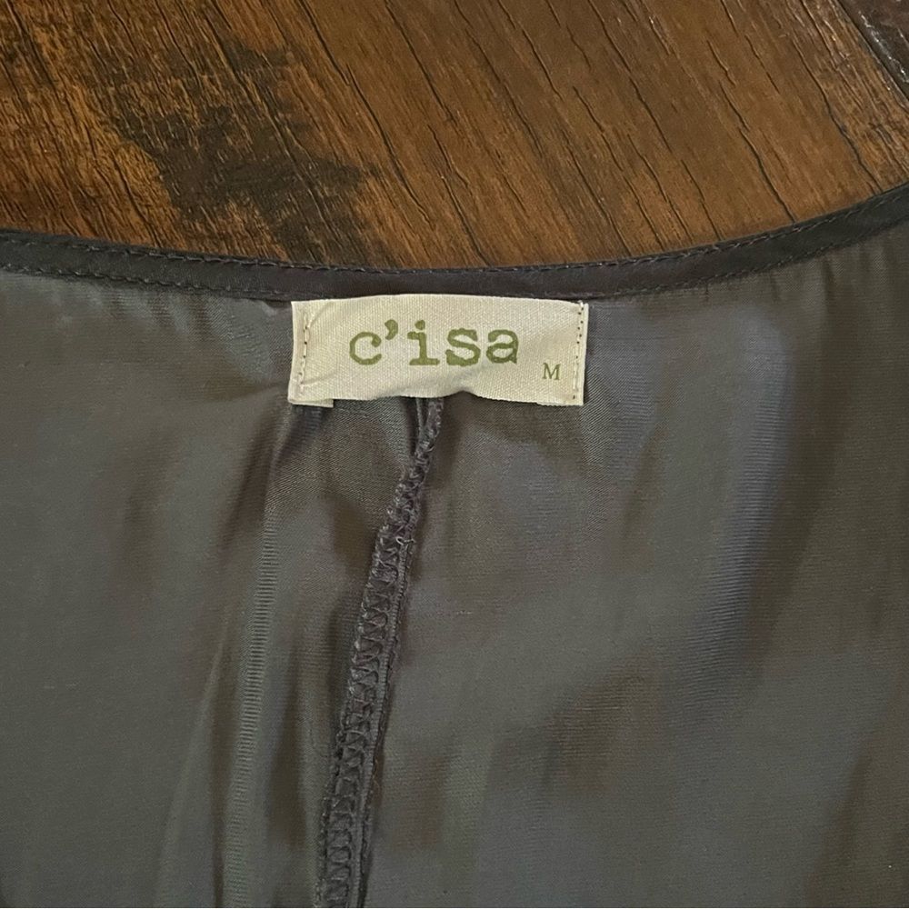 C’isa Gray tie waist dress size M - Picture 6 of 8